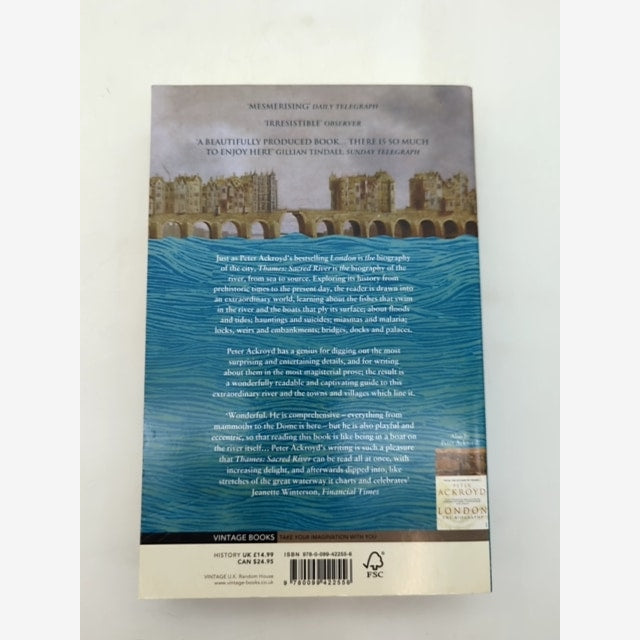 Thames: Sacred River by Peter Ackroyd (Paperback, 2008) River by Peter Ackroyd — photo 3