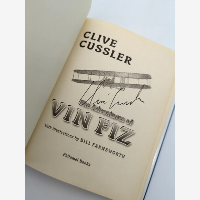 The Adventures Of Vin Fiz by Clive Cussler (Hardcover, 2006) 1st Edition Signed by Clive Cussler — photo 2