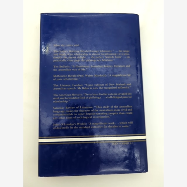 The Australian Language Sidney Baker Slang Idioms Etymology Dictionary History by Sidney Baker — photo 5