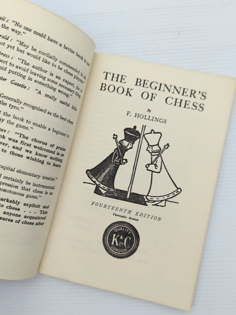 The Beginner's Book Of Chess by F Hollings (Paperback, 2010) — photo 2