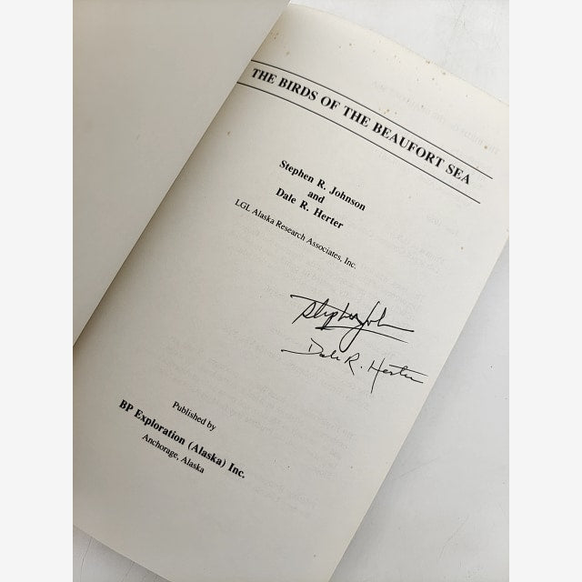 The Birds of the Beaufort Sea by Dale R Herter & Stephen R Johnson SIGNED — photo 2