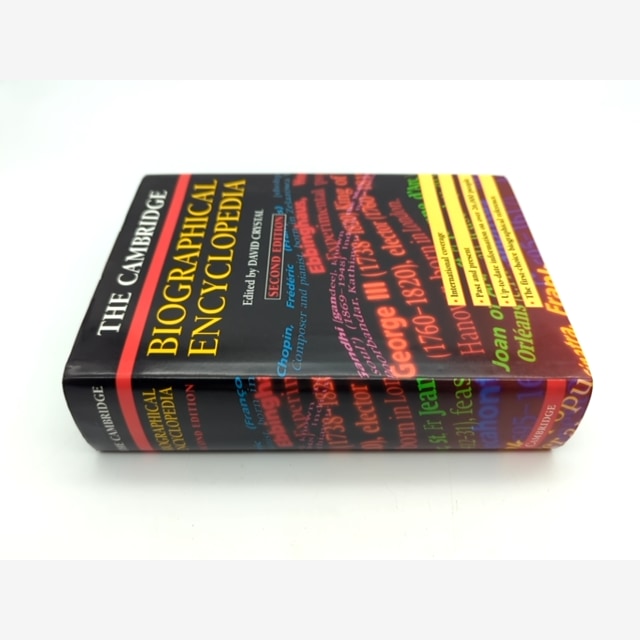 The Cambridge Biographical Encyclopedia by David Crystal (Hardcover, 1998) by David Crystal — photo 5