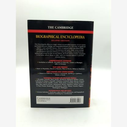 The Cambridge Biographical Encyclopedia by David Crystal (Hardcover, 1998) by David Crystal — photo 6