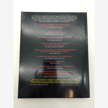 The Cambridge Encyclopedia Of Language by David Crystal, Linguistics Books by David Crystal — photo 5