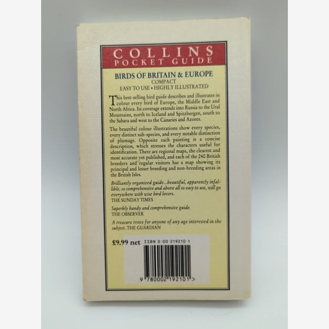 The Collins Guide to the Birds of Britain and Europe (Collins Pocket Guide), Her — photo 4