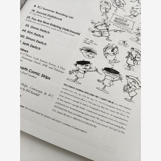 The Comics Journal #292 by Gary Groth (Paperback, 2008) Comic Books by Gary Groth — photo 5