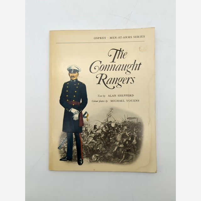 The Connaught Rangers, Alan Sheppard (1972) De Burgh's & Scotch Brigade History by Alan Sheppard book cover