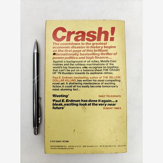 The Crash Of '79 by Paul E. Erdman (Paperback, 1978) 1976 Oil Crisis by Paul E. Erdman — photo 3