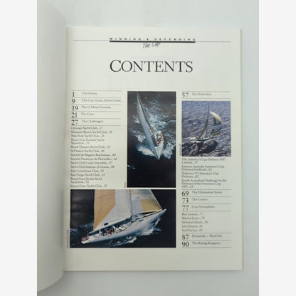The Cup: Winning & Defending (Hardcover, 1986) America's Cup Yacht Race by Australia Post — photo 2