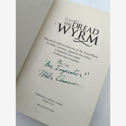 The Dread Wyrm by Miles Cameron (Hardcover, 2015) 1st Edition Signed by Miles Cameron — photo 4
