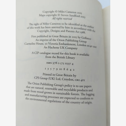 The Dread Wyrm by Miles Cameron (Hardcover, 2015) 1st Edition Signed by Miles Cameron — photo 5