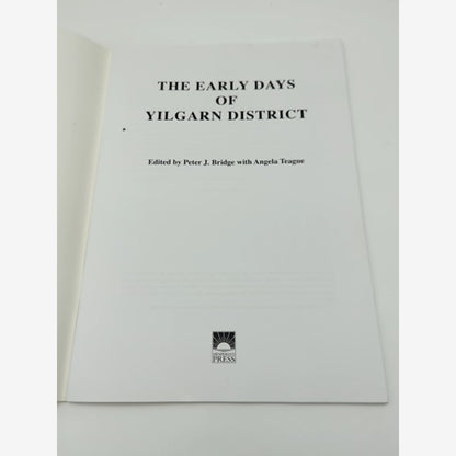 The Early Days Of Yilgarn District by Angela Teague (Hardcover) 0859054454 by Peter J. Bridge, Angela Teague — photo 4