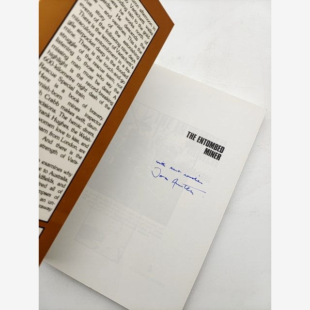 The Entombed Miner by Tom Austen (Paperback, 1987)Signed by Tom Austen — photo 2