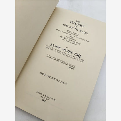 The Felonry Of New South Wales by James Mudie (Hardcover, 1965) by James Mudie — photo 6