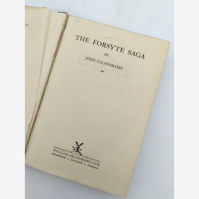The Forsyth Saga by John Galsworthy (Hardcover, 1950) Upper Middle Class by John Galsworthy — photo 4