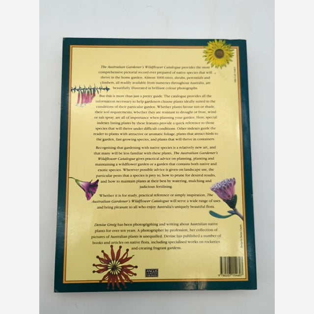 The Gardeners Wildflower Catalogue by Denise Greig (Paperback, 1987) Gardening — photo 5