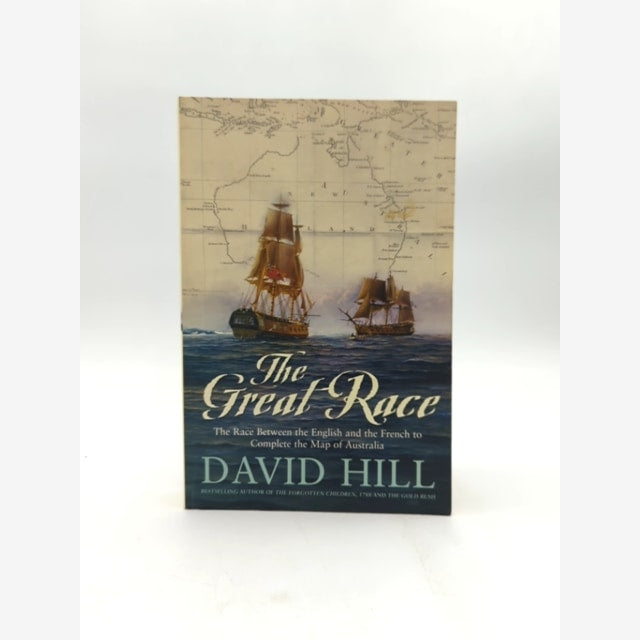 The Great Race Between English & French, Australia Exploration History by David Hill book cover