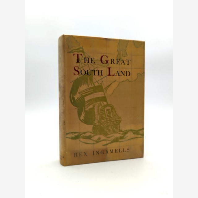 The Great South Land by Rex Ingamells (Hardcover, 1951) Exploration & Travel by Rex Ingamells book cover