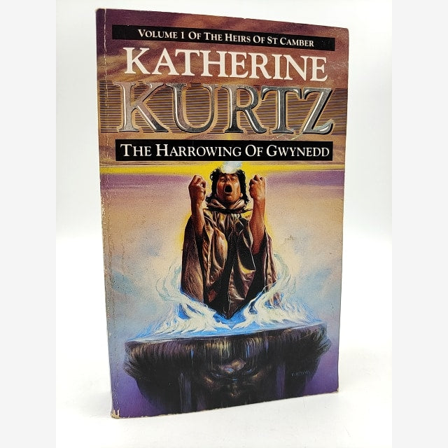 The Harrowing Of Gwynedd by Katherine Kurtz (Paperback, 1991) King Arthur by Katherine Kurtz book cover
