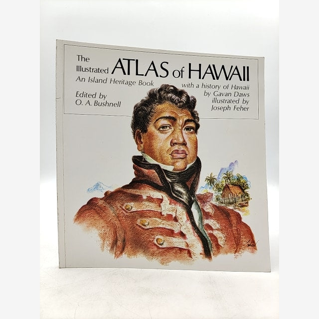 The Illustrated Atlas Of Hawaii by Gavin Daws (Paperback, 1970) Hawaii by Gavin Daws book cover