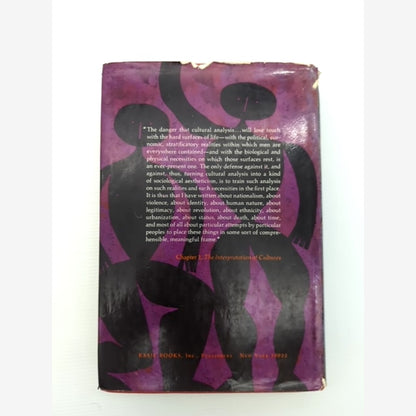 The Interpretation Of Cultures by Clifford Geertz (Hardcover, 1973) by Clifford Geertz — photo 4