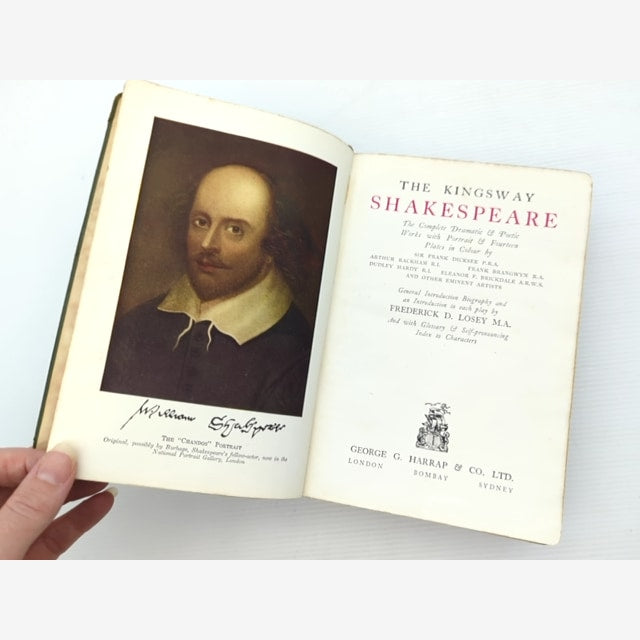 The Kingsway Shakespeare Frederick D Losey 1932 Leather George Harrap Complete by Frederick D Losey — photo 3