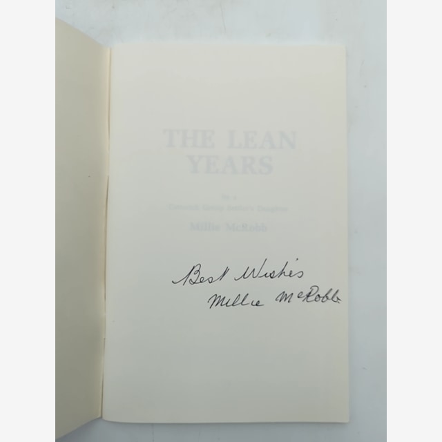 The Lean Years By Catterick Group Settler's Daughter, Millie McRobb, after WWI by Millie Mcrobb — photo 2