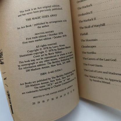 The Magic Goes Away by Larry Niven, Vintage ACE Sci-Fi Series (Book 3) 1979 by Larry Niven — photo 8