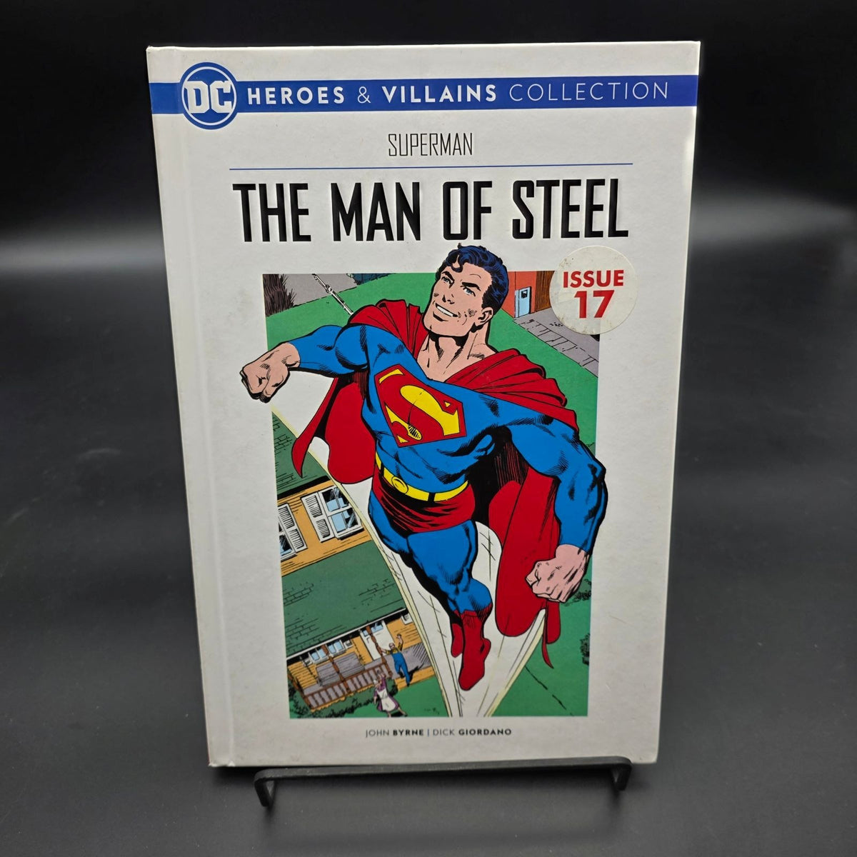 The Man of Steel by John Byrne Dick Giordano book cover