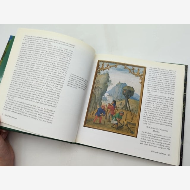 The Medieval Garden by Sylvia Landsberg (Hardcover) Herbs layouts measurements by Sylvia Landsberg — photo 3