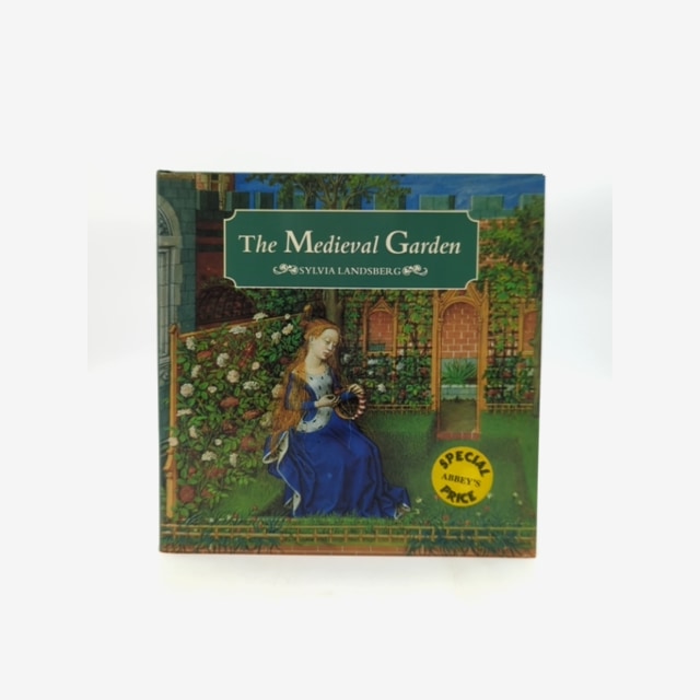 The Medieval Garden by Sylvia Landsberg (Hardcover) Herbs layouts measurements by Sylvia Landsberg book cover