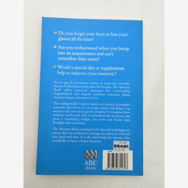 The Memory Book Everyday Habits For Healthy Memory by "Janet Wiles Judith Wiles" by "Janet Wiles Judith Wiles" — photo 3
