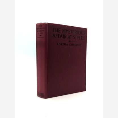 The Mysterious Affair At Styles by Agatha Christie (Hardcover, 1942) by Agatha Christie book cover