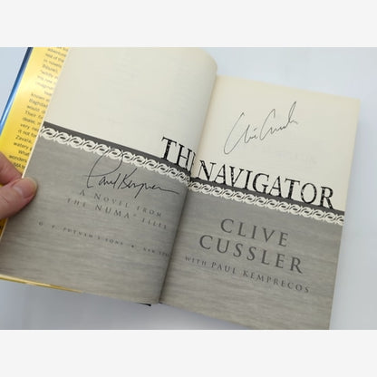 The Navigator (the Numa Files) by Clive Cussler & Paul Kemprecos, Signed by Clive Cussler — photo 3