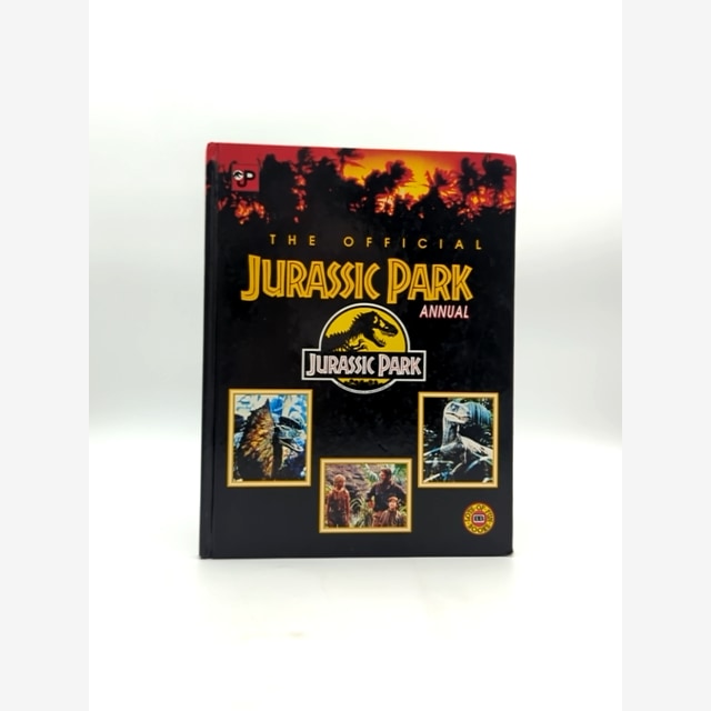 The Official Jurassic Park Annual by Jenni Atkin (Hardcover, 1993) Dinosaurs by Jenni Atkin book cover