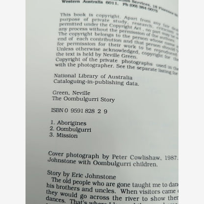 THE OOMBULGURRI STORY by Neville Green, Australian History, Scarce, Rare by Neville Green (Ed.) — photo 4