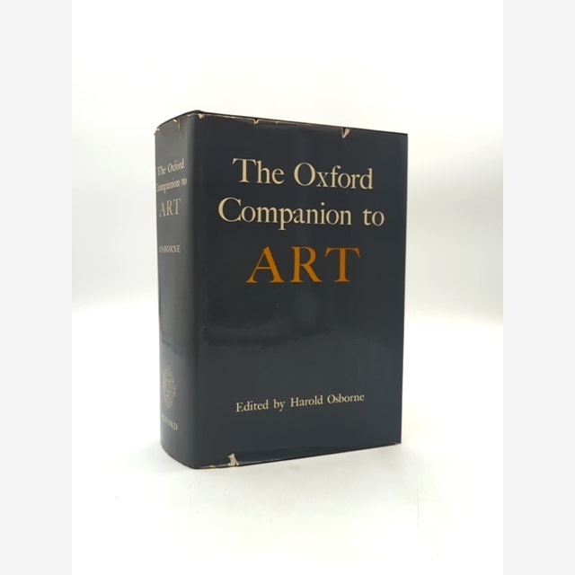 The Oxford Companion To Art by Harold Osborne (Hardcover, 1970) by Harold Osborne book cover