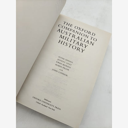 The Oxford Companion To Australian Military History, "Jeffrey Grey Peter Dennis" by Peter Dennis, Jeffrey Grey, Ewan Morris, Robin Prior — photo 5