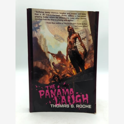 The Panama Laugh by Thomas S. Roche (Paperback 2011) 1st Edition Zombies Horror by Thomas S. Roche book cover