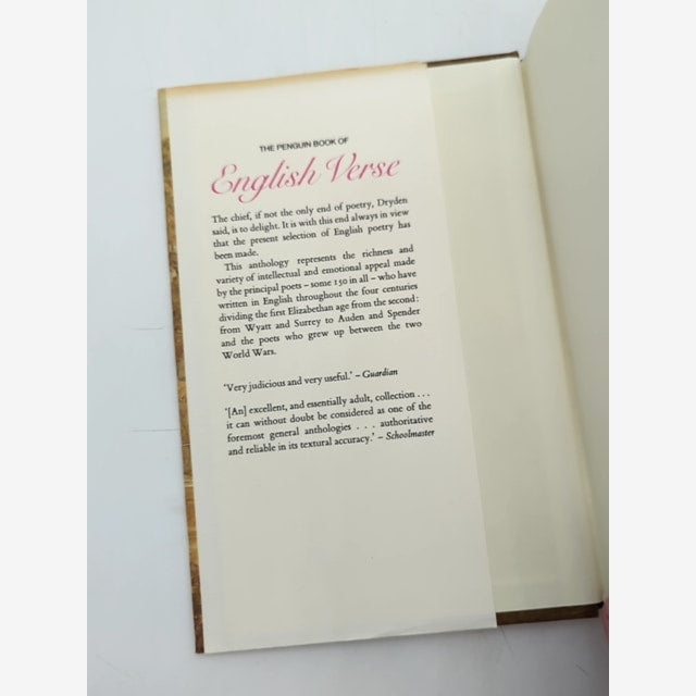 The Penguin Book Of English Verse by John Hayward (Hardcover, 1978) by John Hayward — photo 3
