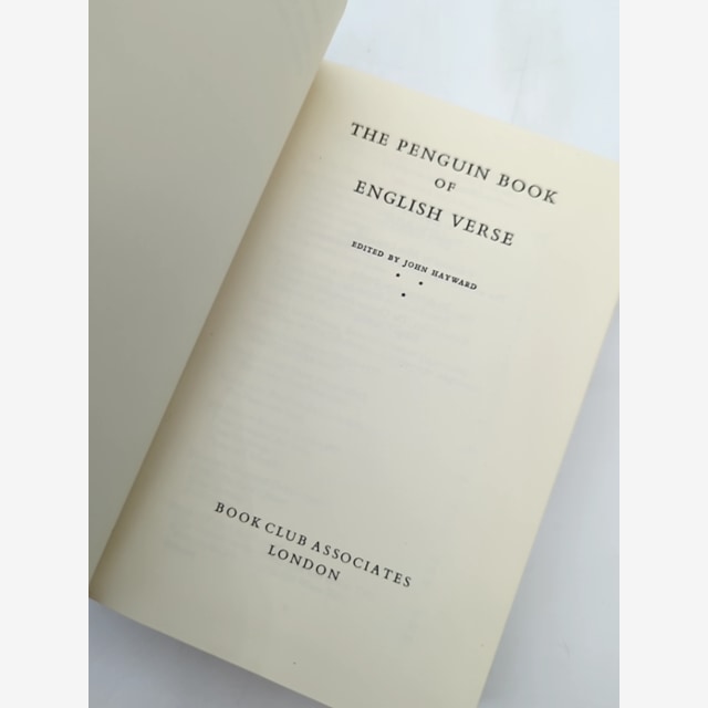 The Penguin Book Of English Verse by John Hayward (Hardcover, 1978) by John Hayward — photo 4