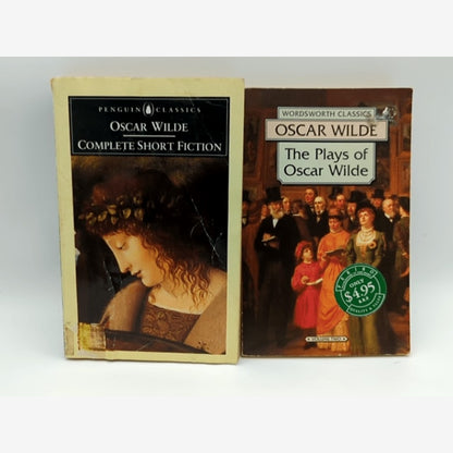 The Plays of Oscar Wilde & Complete Short Fiction (Paperback Literature bundle) by Oscar Wilde book cover