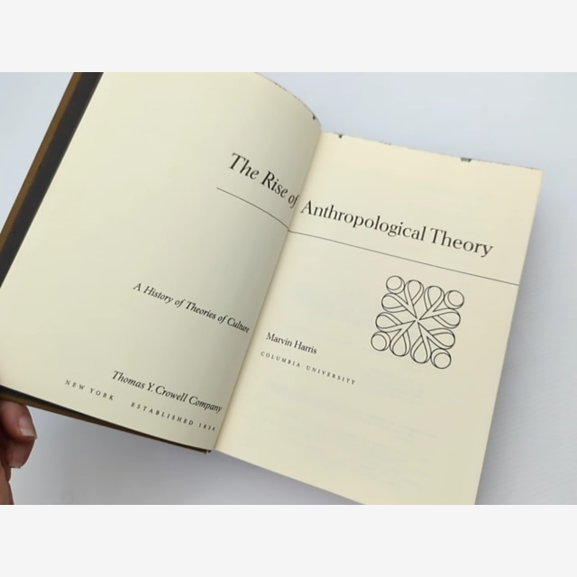 The Rise Of Anthropological Theory by Marvin Harris (Hardcover, 1971) by Marvin Harris — photo 6