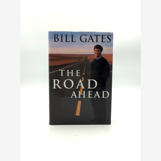 The Road Ahead by Bill Gates (Hardcover, 1995) 1st Edition Biography, Microsoft by Bill Gates book cover