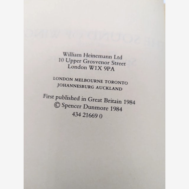 The Sound Of Wings by Spencer Dunmore (Hardcover, 1984) 1st Edition Aviation by Spencer Dunmore — photo 4