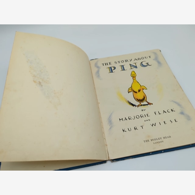 The Story About Ping by Marjorie Flack (Hardcover, 1962) Rare Children's Book by Marjorie Flack — photo 2