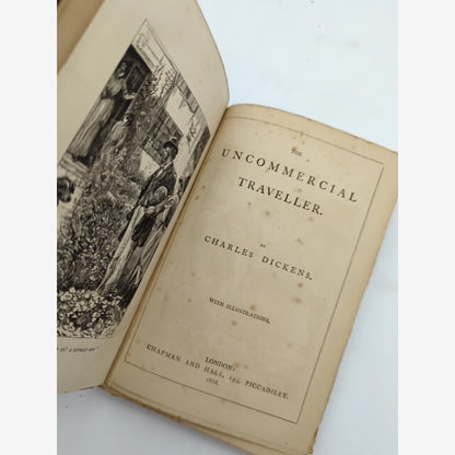 The Uncommercial Traveller by Charles Dickens (Hardcover, 1868) — photo 2