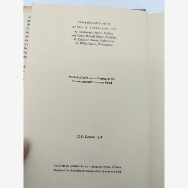 The Unploughed Land by Peter Cowan (Hardcover, 1958) by Peter Cowan — photo 4
