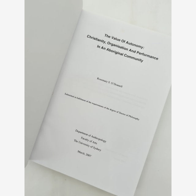The Value Of Autonomy by Rosemary S O'Donnell (Hardcover, 2007) by Rosemary S O'Donnell — photo 5
