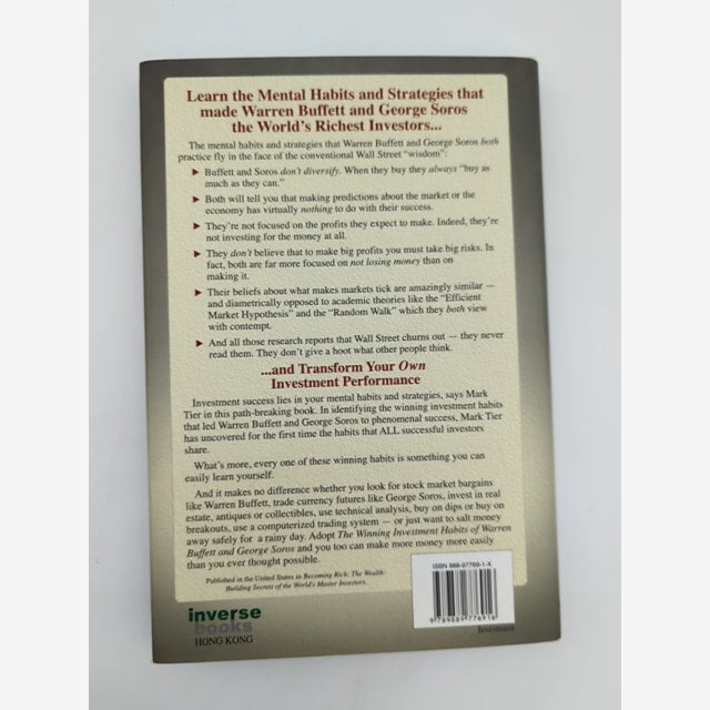 The Winning Investment Habits Of Warren Buffett And George Soros by Mark Tier by Mark Tier — photo 2